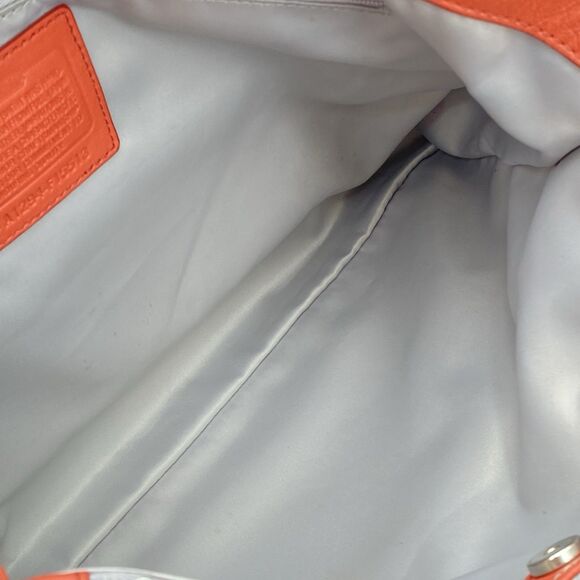 Coach Ashley Carryall Satchel F15513 Salmon/Coral Shoulder Bag - Picture 14 of 16